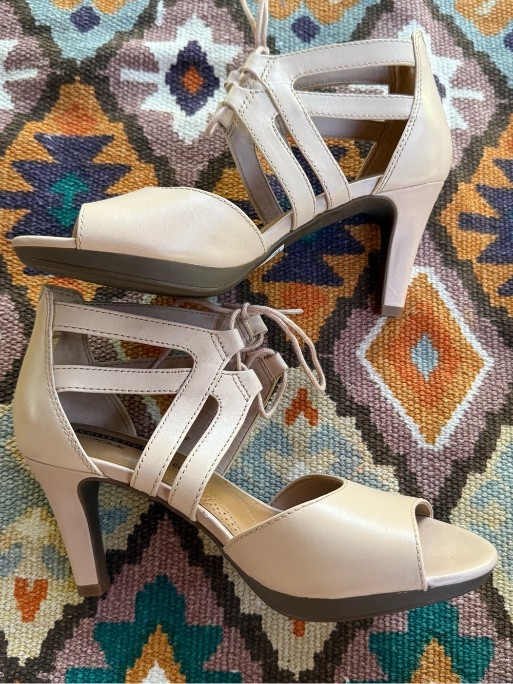 Clarks Women's Blush Strappy High Heel Sandals